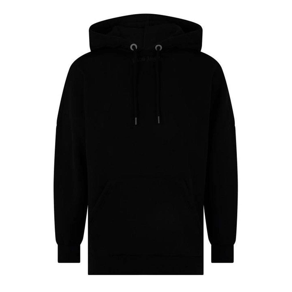 Palm Angels Logo Hoodie - Black